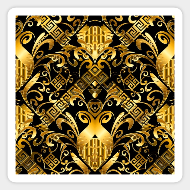 bourgeois style full golden Sticker by Proadvance